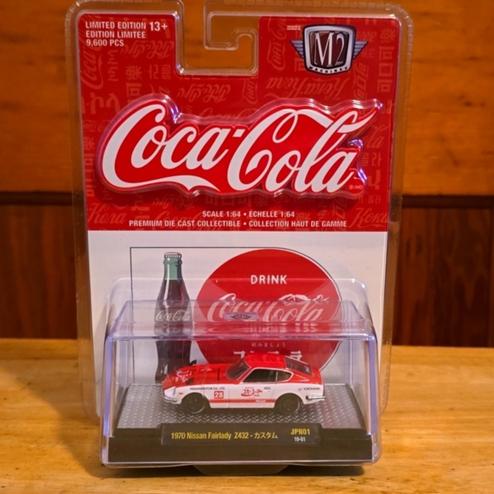 M2 Machines Coca Cola 1970 Nissan Fairlady Z432 - LIMITED EDITION